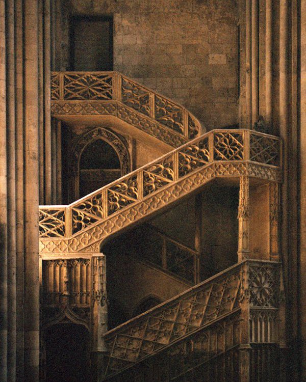 Stairs at Rouen Cathedral